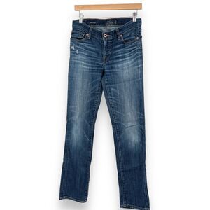 Lucky Brand Sienna Tomboy Straight Leg Jeans Dark Wash Blue Womens 2/26